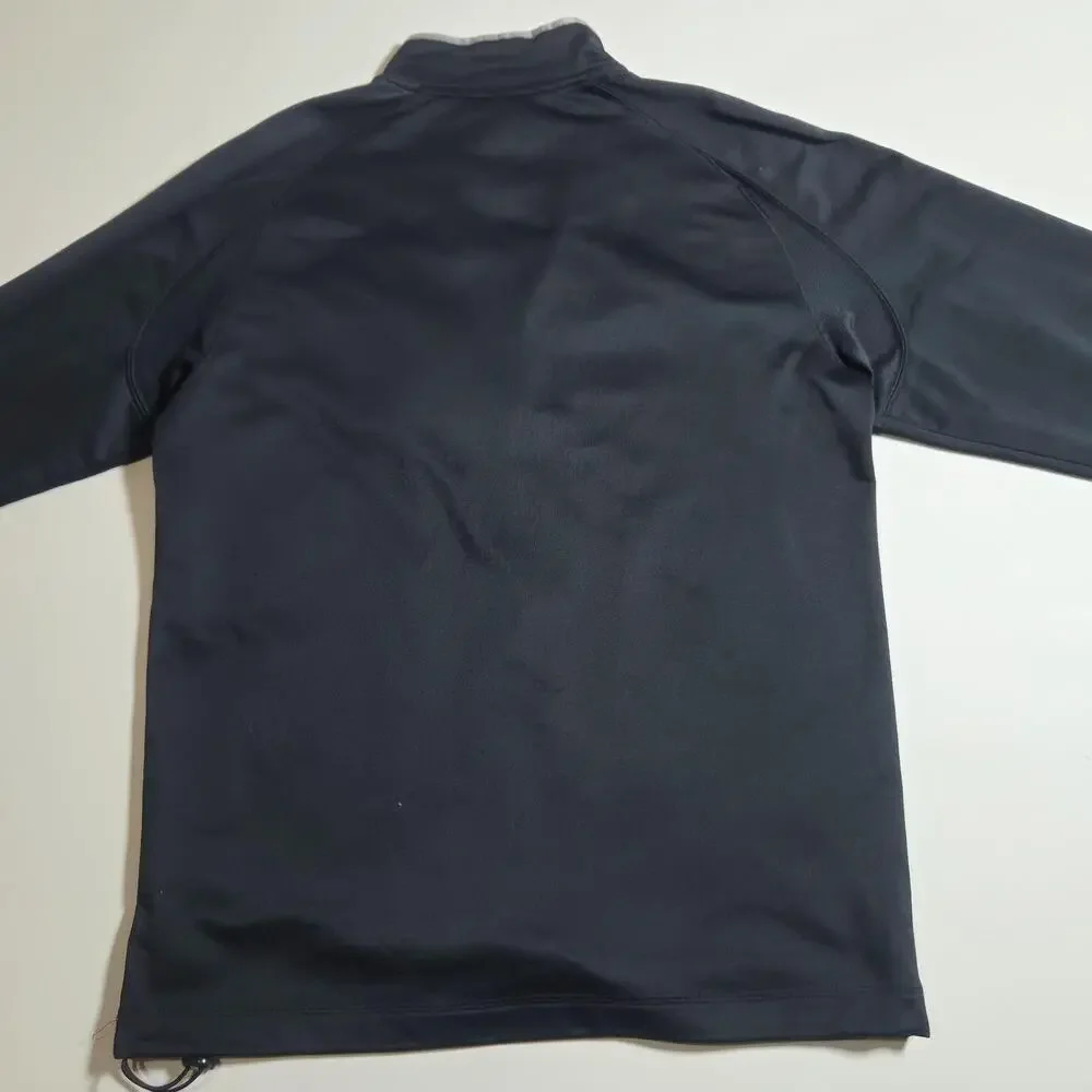 Nike Jordan Pullover Mens Medium Black Dri-FIT 1/4 Zip Training Top Athletic